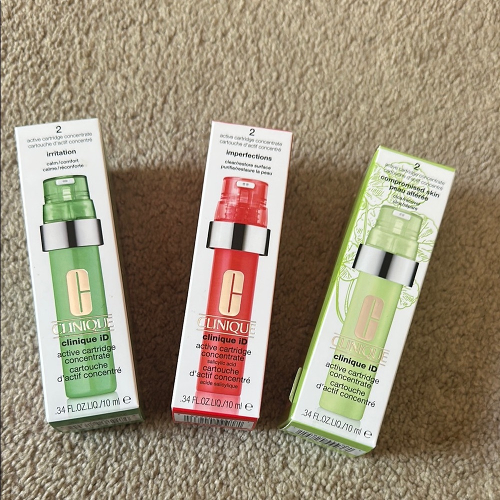 Clinique iD Active Cartridge Concentrate Set - Green, Red